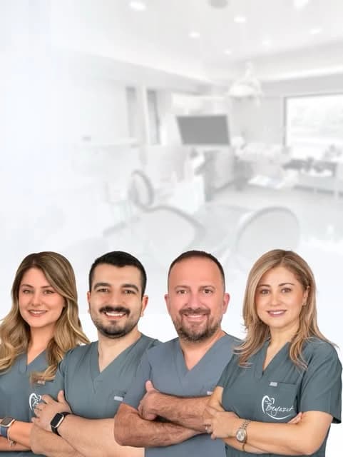 Beyazıt Diş ekip portreleri; üç parçalı Instagram tasarımının sağ bölümü